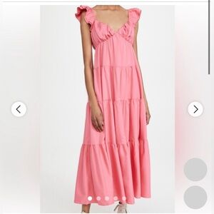 English Factory Pink Maxi Dress / Gown